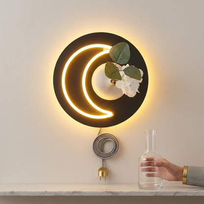 Moon Neon Light - Glowing Lunar Wall Decor